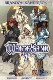 book cover of Brandon Sanderson's White Sand Vol. 2 by Rik Hoskin|罗伯特·乔丹
