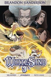 book cover of Brandon Sanderson's White Sand Vol 3 Original Graphic Novel by ロバート・ジョーダン|Rik Hoskin