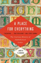 book cover of A Place for Everything by Judith Flanders