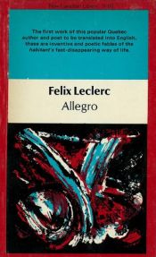 book cover of Allegro (NCL no.90) by Félix Leclerc