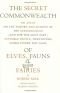 The Secret Commonwealth Of Elves, Fauns, & Fairies