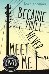 book cover of Because You'll Never Meet Me by Leah Thomas