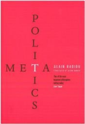 book cover of Metapolitics by 알랭 바디우