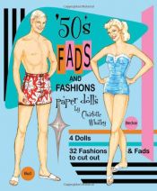book cover of 50s Fads and Fashions Paper Dolls by Charlotte Whatley