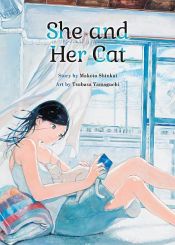 book cover of She and Her Cat by Makoto Shinkai