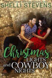 book cover of Christmas Lights and Cowboy Nights by Shelli Stevens