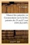 Manuel Des Patentes, Ou Commentaire Sur La Loi Des Patentes Du 25 Avril-7 Mai 1844