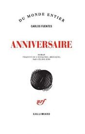 book cover of Anniversaire by Carlos Fuentes