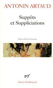 book cover of Suppôts et Suppliciations by Антонен Арто