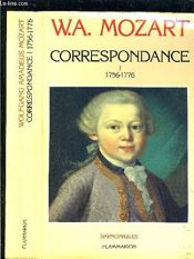 book cover of Correspondance by 볼프강 아마데우스 모차르트|Otto Erich Deutsch