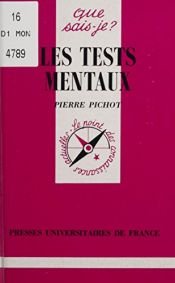 book cover of Les tests mentaux by Pierre Pichot