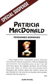 book cover of Personnes disparues by Michel Lederer|Patricia MacDonald