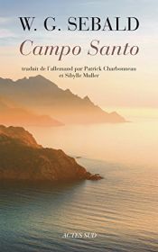 book cover of Campo Santo by W. G. Sebald