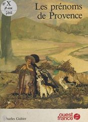 book cover of Prénoms de Provence by Charles Galtier