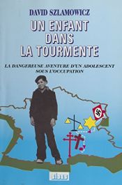 book cover of Un enfant dans la tourmente: La dangereuse aventure d'un adolescent sous l'occupation by David Szlamowicz