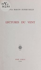 book cover of Lectures du vent by Silvia Baron Supervielle