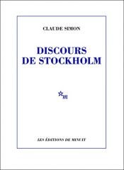book cover of Discours de Stockholm by クロード・シモン