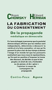 book cover of La fabrication du consentement : De la propagande médiatique en démocratie by Edward S. Herman|诺姆·乔姆斯基