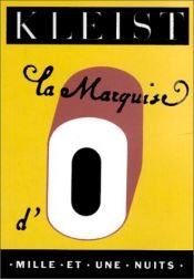 book cover of La marquise d'O ... by Heinrich von Kleist