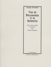 book cover of Vies de philosophes et de sophistes by Eunape de Sardes