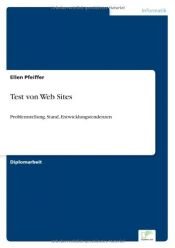 book cover of Test von Web Sites: Problemstellung, Stand, Entwicklungstendenzen by Ellen Pfeiffer