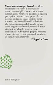 book cover of Meno letteratura, per favore! by Filippo La Porta