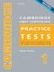Cambridge First Certificate Practice Tests 1: For the First Certificate in English Examination